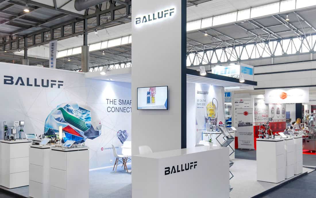 Balluff Stand Hispack 2018 by Mazzima Agencia Creativa. Branding, Publicidad, Comunicación y Marketing.