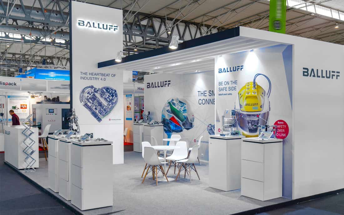 Balluff Stand Hispack 2018 by Mazzima Agencia Creativa. Branding, Publicidad, Comunicación y Marketing.