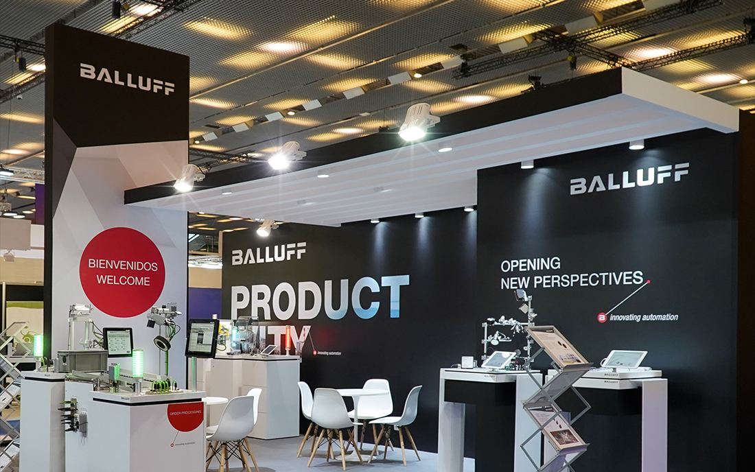 Balluff Stand Advanced Factories 2020 by Mazzima Agencia Creativa. Branding, Publicidad, Comunicación y Marketing.
