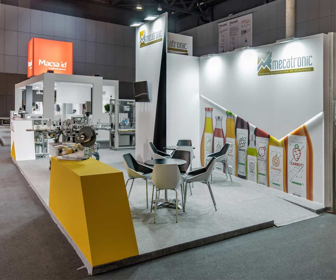 Mecatronic Stand Hispack 2018 by Mazzima Agencia Creativa