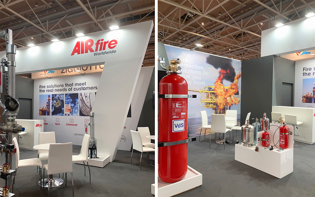 Airfire Stand Interschutz 2022 by Mazzima Agencia Creativa
