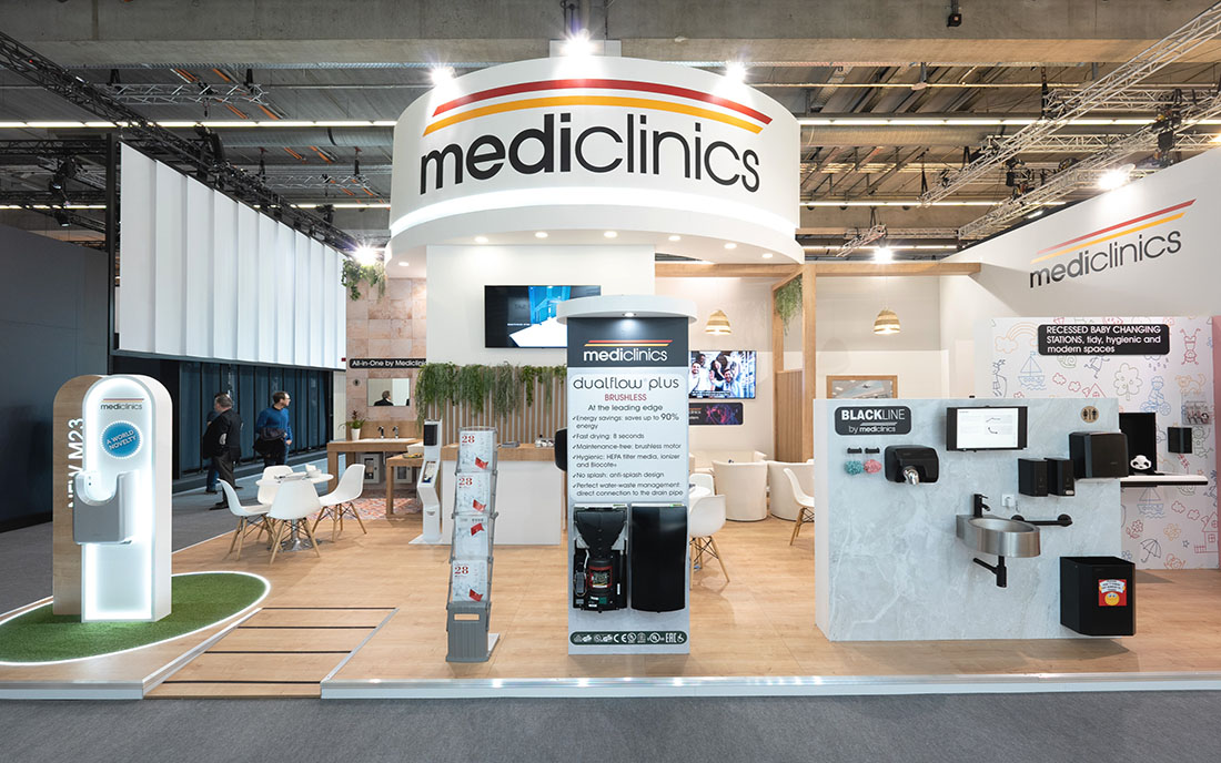 Stand Mediclinics ISH 2023 Messe Frankfurt
