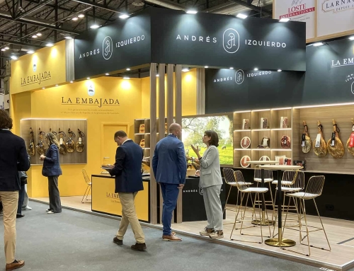 Stand en Salón Gourmets 2025 para Andrés Izquierdo y La Embajada